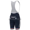 Set Fietsshirt + Korte Koersbroek 2022 Frankrijk Nationaal Team Blauw